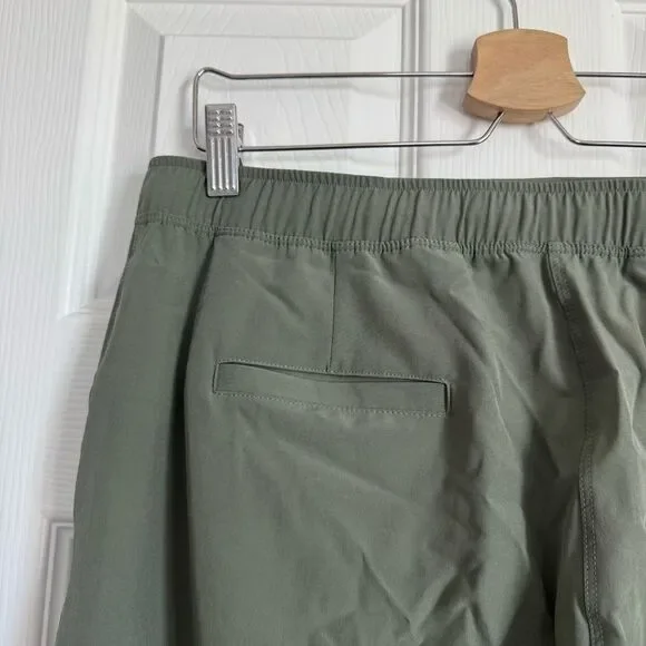Albion Jettsetters Jogger Pant Zip Ankle Sage Green Comfy Activewear Size M Tall - Picture 13 of 16
